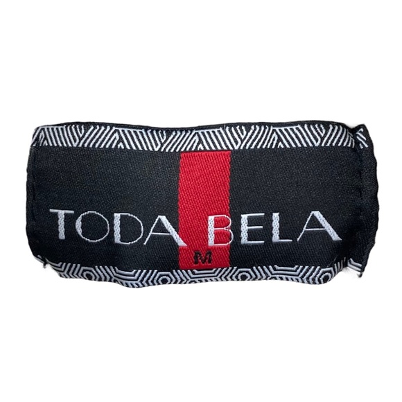 Toda Bela Aztec Tribal Print Wool Blend Duster Cardigan Open Front Sweater Boho - Picture 4 of 9